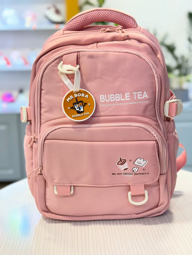 کوله پشتی وارداتی طرح bubble tea