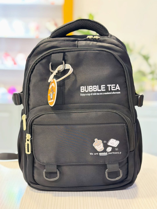 کوله پشتی وارداتی طرح bubble tea