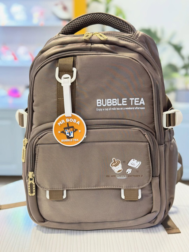 کوله پشتی وارداتی طرح bubble tea