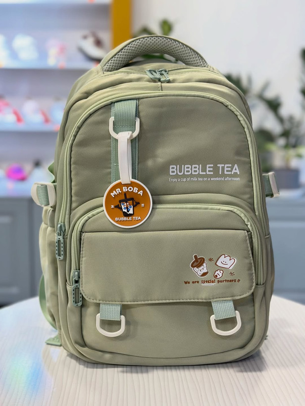 کوله پشتی وارداتی طرح bubble tea