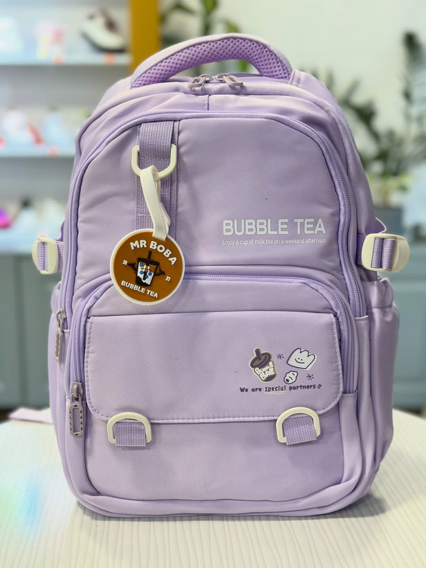 کوله پشتی وارداتی طرح bubble tea