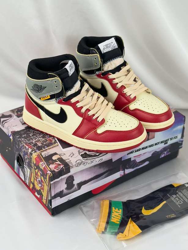 کفش ایر جردن وان بلک تو black toe ویتنام کد 266